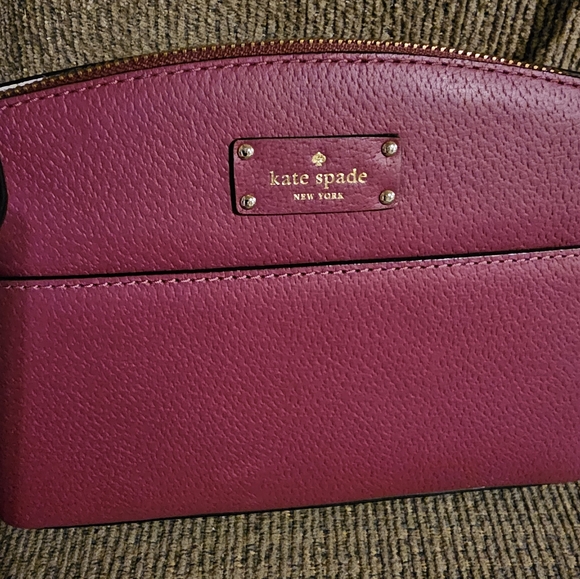 Kate Spade Grove Street Millie Leather Crossbody Cherrywood WKRU4194 NWOT - Picture 2 of 12